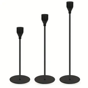 Нібір підсвічників чорний