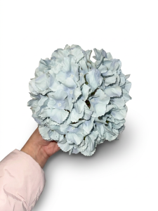 Голова гортензії 22 см ніжно блакитна