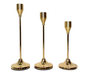 Нібір підсвічників золотий
