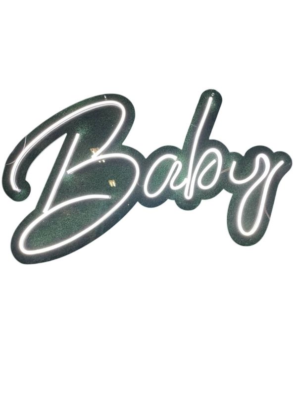 Неоновий надпис "Baby"