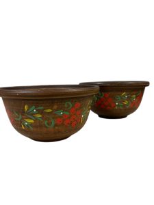 Глиняна миска з калиною 15 см