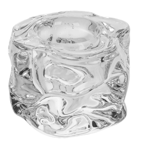 Підсвічник міні на тонку свічку скляний 3.5 см