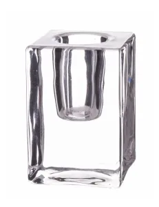 Підсвічник на тонку свічку скляний середній 6 см