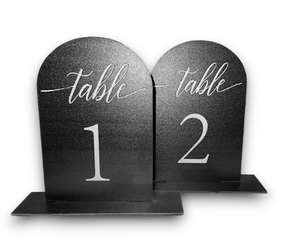 Номерок чорний 15x11 см